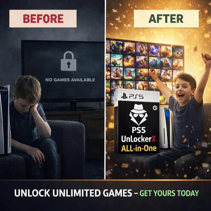 Unlock the Full PS5 Power — Infinite Games + All Retro Classics with UnlockerX5™