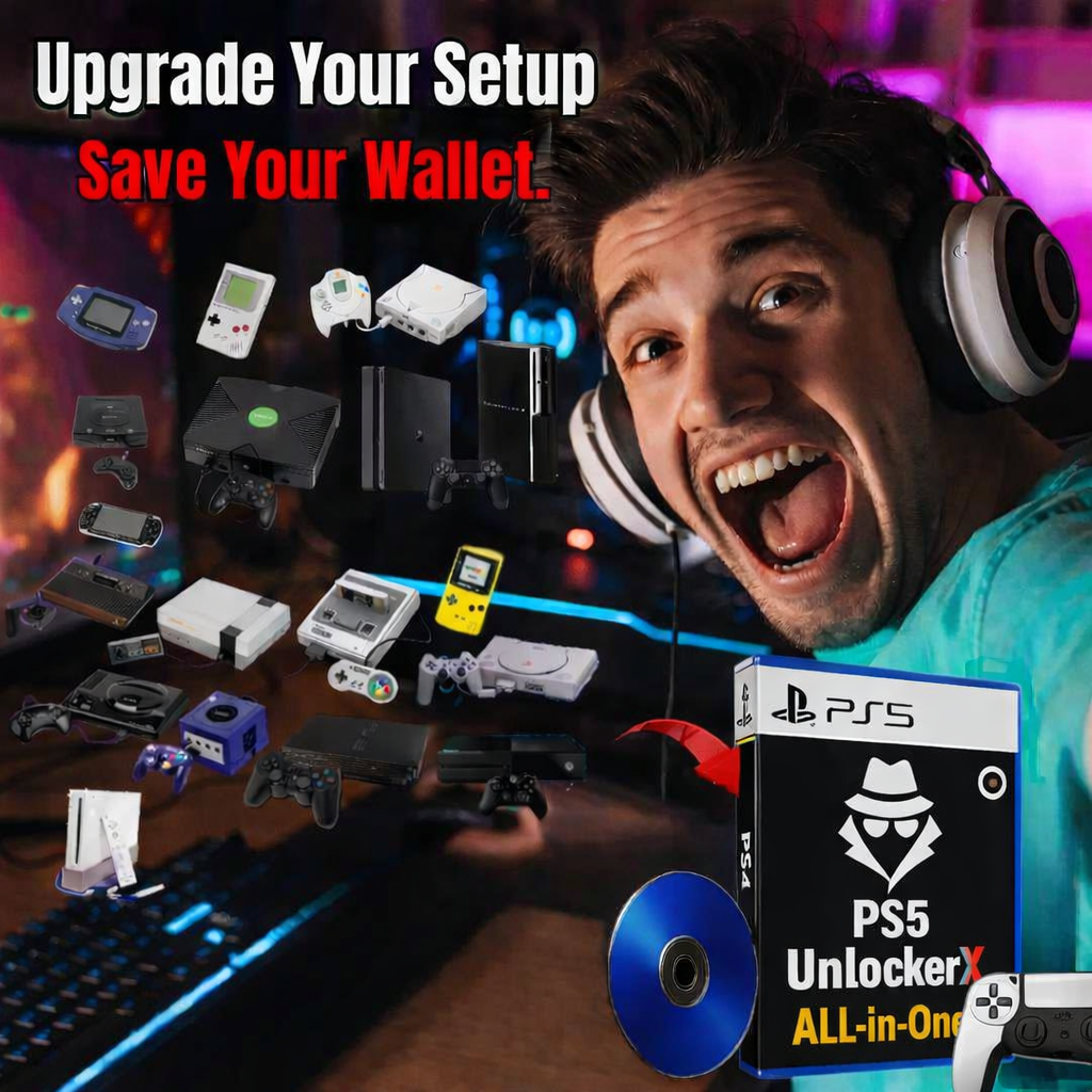 Unlock the Full PS5 Power — Infinite Games + All Retro Classics with UnlockerX5™