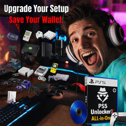 Unlock the Full PS5 Power — Infinite Games + All Retro Classics with UnlockerX5™