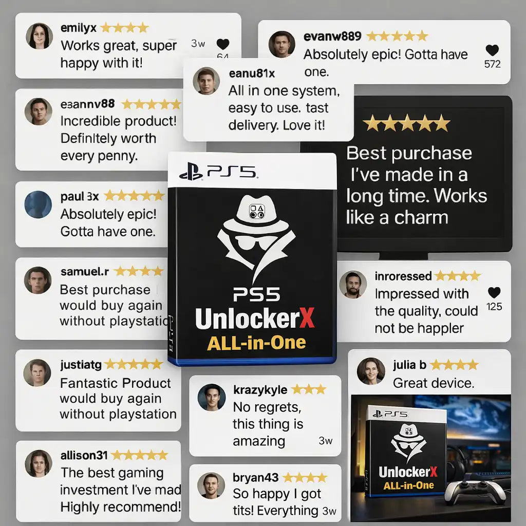 Unlock the Full PS5 Power — Infinite Games + All Retro Classics with UnlockerX5™