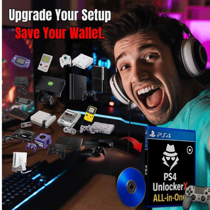 Unlock the Full PS4 Power — Infinite Games + All Retro Classics with UnlockerX™