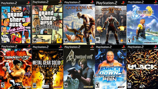 EXCLUSIVE PACK PS2 GAMES